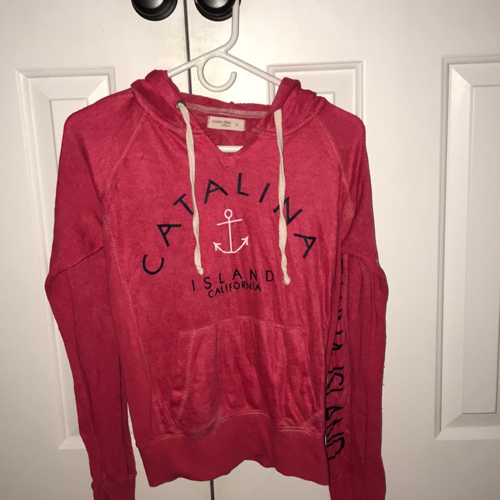 Catalina Island Coral Hoodie